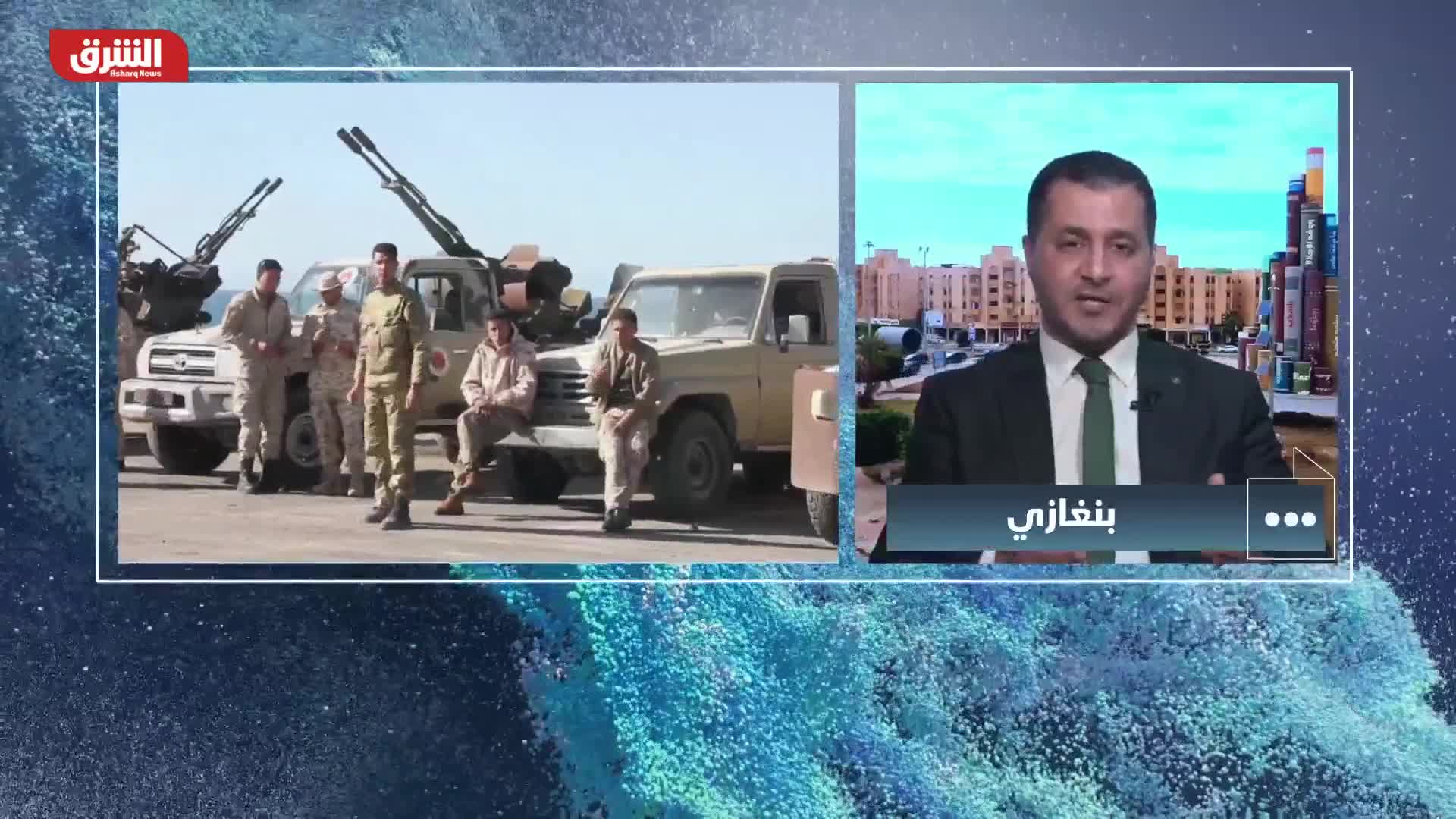 ما هي أسباب تعليق ممثلو الجيش الوطني الليبي  مشاركتهم في اللجنة العسكرية؟