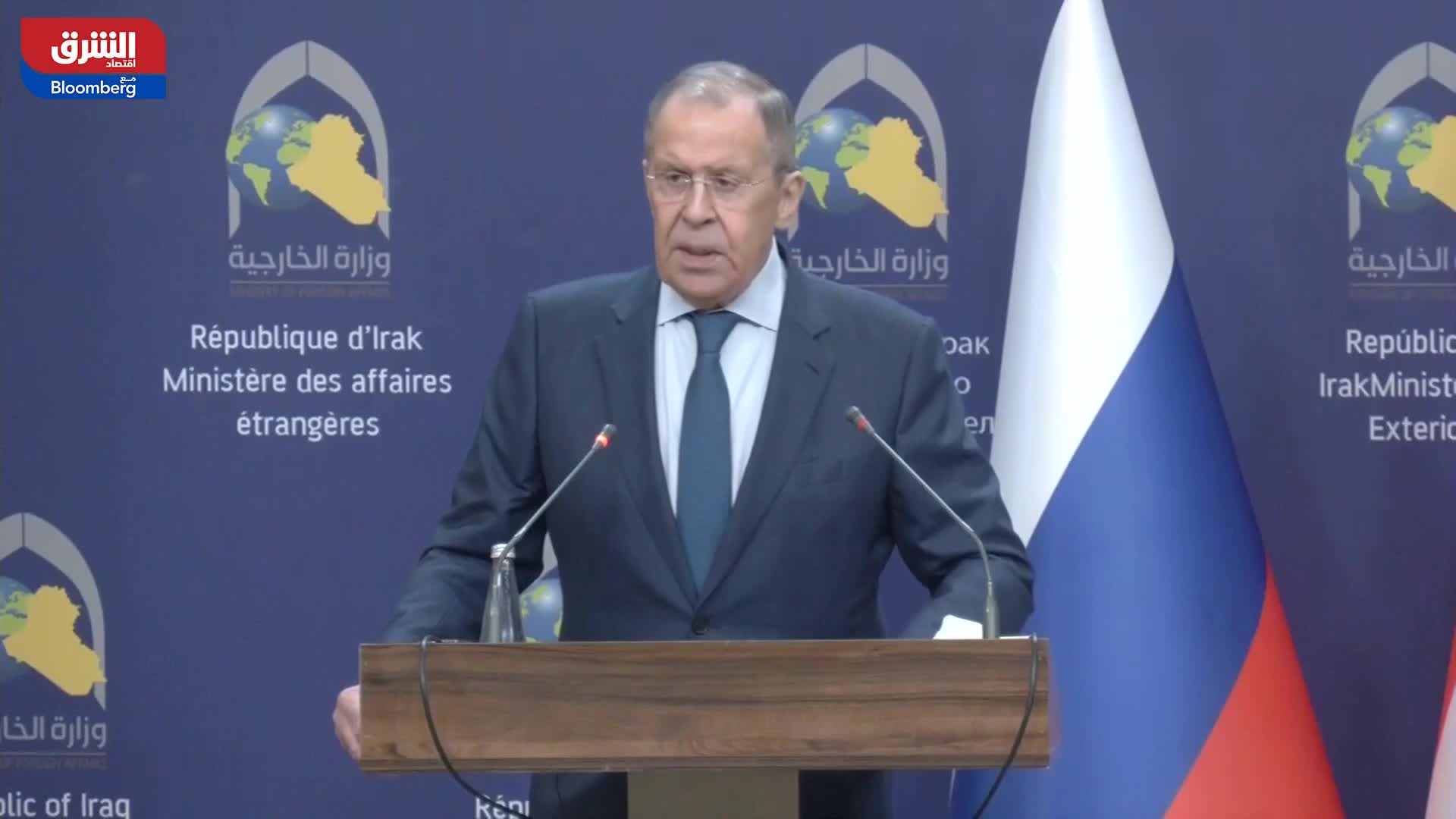  وزير الخارجية العراقي:  ندعو لوقف إطلاق النار في أوكرانيا وبدء الحوار  