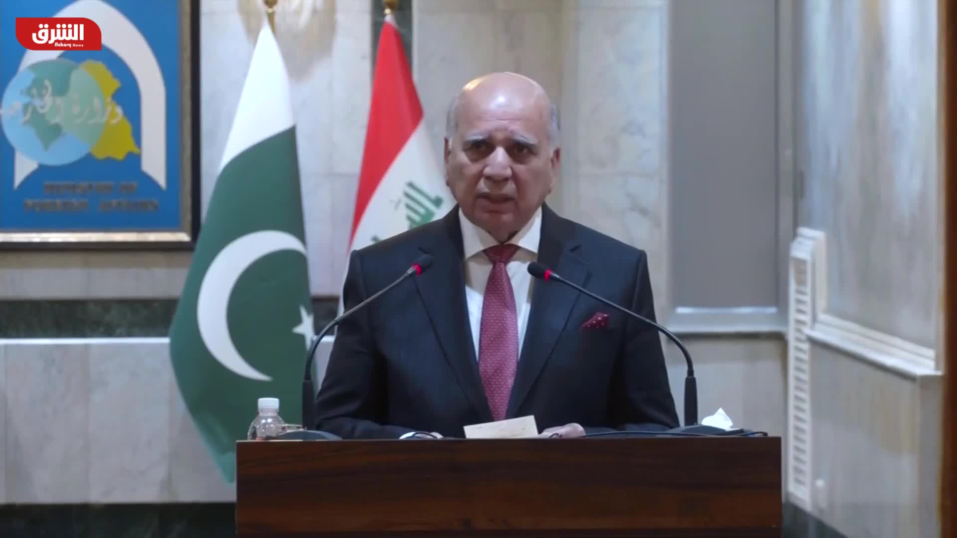 وزير الخارجية العراقي: توطيد التعاون مع باكستان لمحاربة الإرهاب والفكر المتطرف