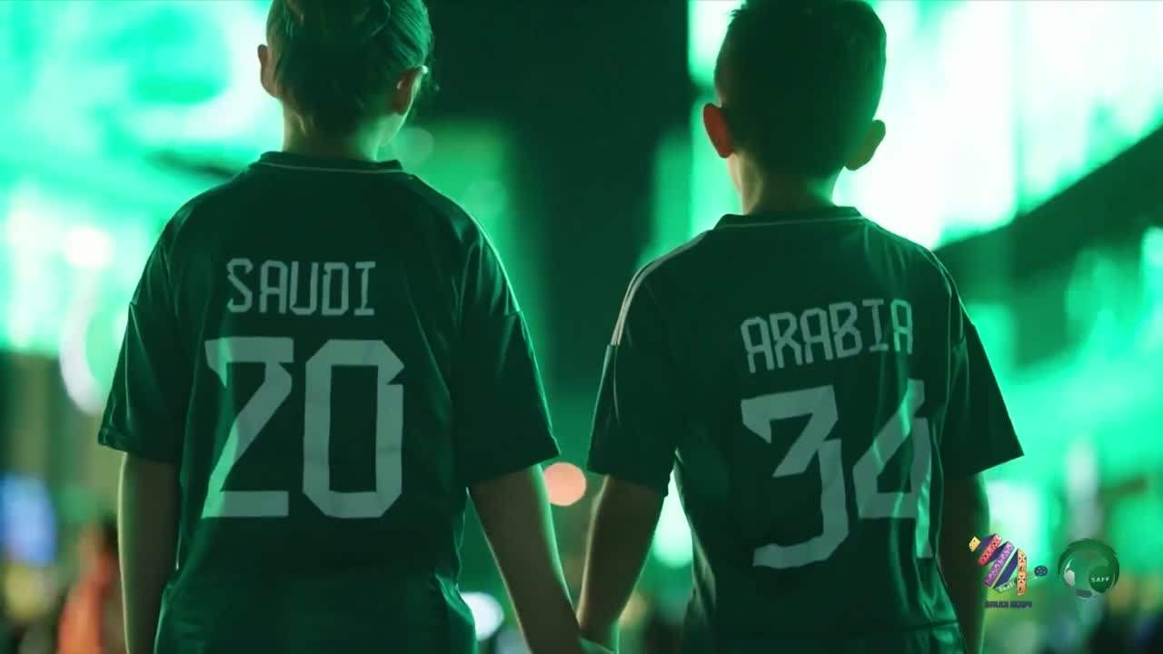 تغطية خاصة بمناسبة استضافة المملكة العربية السعودية لكأس العالم 2034 ملصق